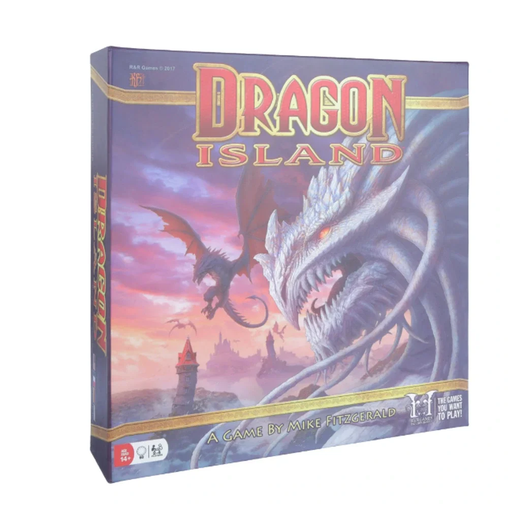 R & R Games Dragon Island Wizard Fantasy Strategy Board Game New